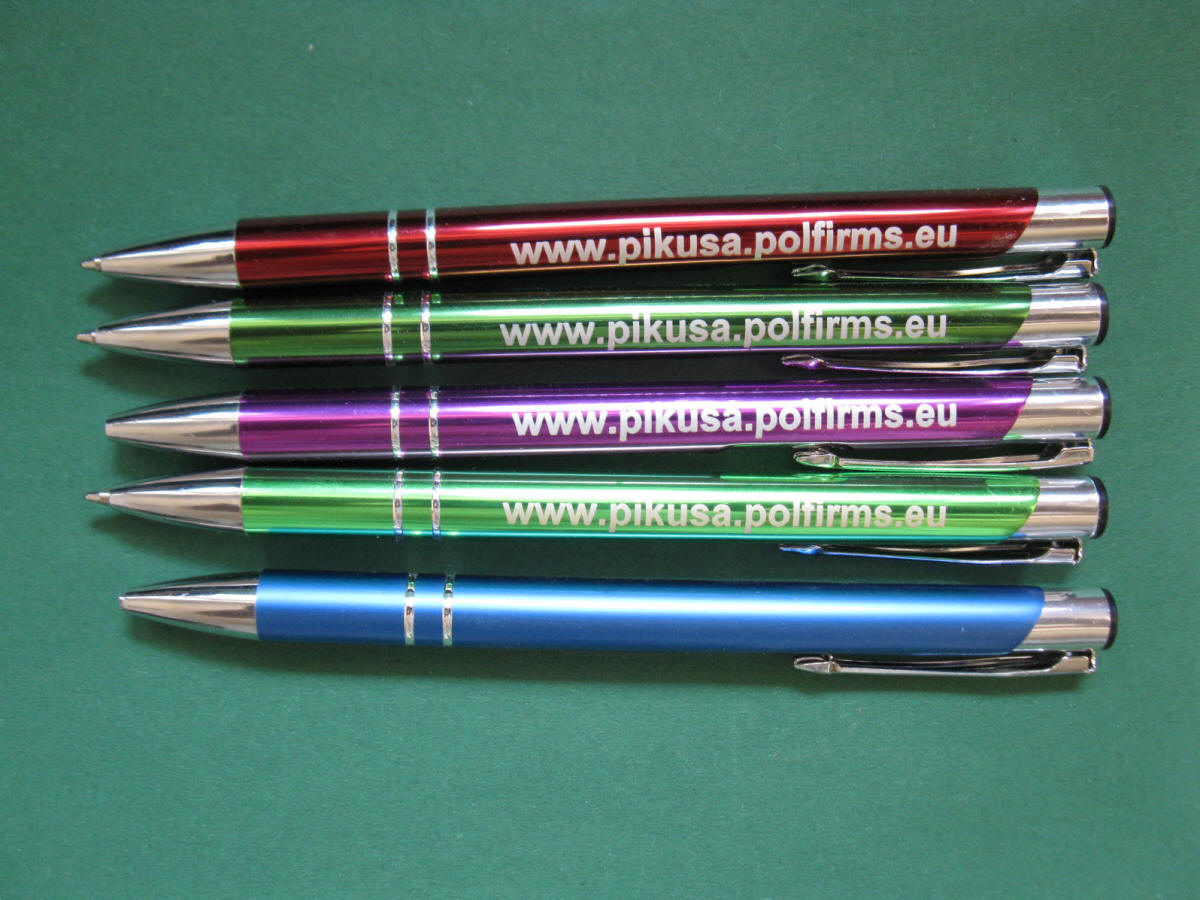 PIKUSA — metalen pennen met logo